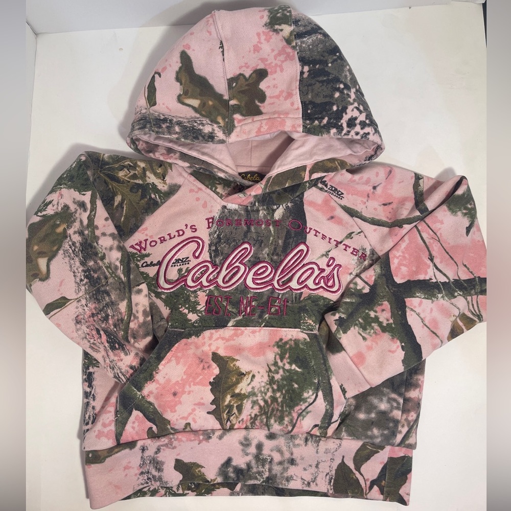 Cabela's XS Pink Camo Hoodie